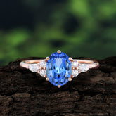 Luxury Legacy 6-Prong Oval-Cut Sapphire Engagement Ring